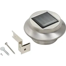vidaXL Solarleuchte Edelstahl 12 cm 6er Set weiß