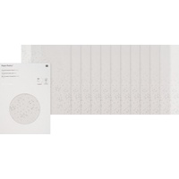 Rico Design Transparentpapier Transparentpapier Punkte, 12 Blatt, DIN A4 silberfarben