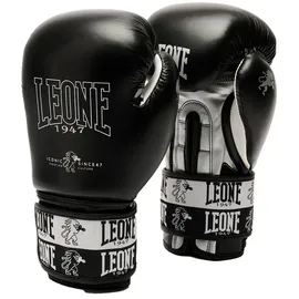 Leone1947 Iconic Kunstleder-boxhandschuhe - Black - 12 oz
