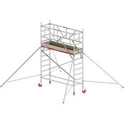 Altrex Fahrgerüst RS Tower 41 Alu mit Holz-Plattform 4,20m AH breit 0,75x2,45m
