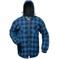 CRAFTLAND Thermohemd Alberta Gr.L blau/schwarz kariert CRAFTLAND