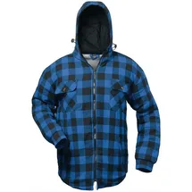 CRAFTLAND Thermohemd Alberta Gr.L blau/schwarz kariert CRAFTLAND