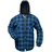 CRAFTLAND Thermohemd Alberta Gr.L blau/schwarz kariert CRAFTLAND
