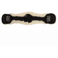 BR Dressurgurt Cheviot (60cm) - schwarz/natur - 60cm