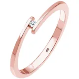 Elli DIAMONDS Ring rosegold 54