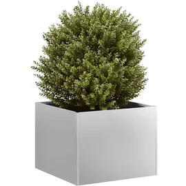 vidaXL Pflanzgefäß 40 x 40 x 30 cm Silber