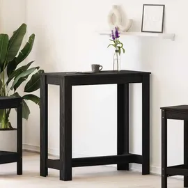 vidaXL Bartisch 102 x 50 x 103,5 cm Schwarz Eichen-Optik