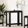 vidaXL Bartisch 102 x 50 x 103,5 cm Schwarz Eichen-Optik