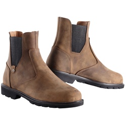 Bogotto Chelsea Motorrad Stiefel, braun, Größe 45 für Frauen