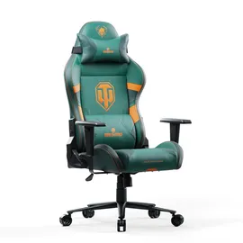 Diablo Chairs Diablo X-One 2.0 World of Tanks Bürostuhl Schreibtischstuhl Verstellbare Armlehnen Ergonomisches Design Nacken/-Lendenkissen Normal