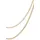 LASCANA Collier 2-reihige Schlangenkette goldfarben / Messing