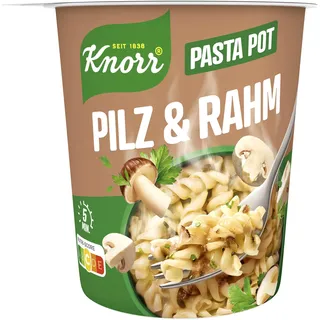 Knorr Pasta Pot Pilz & Rahm, 8er Pack (8 x 59g)