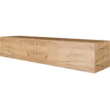 Planetmöbel TV Board WEST Gold Eiche 160 cm - Braun
