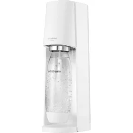 Sodastream Terra white +  2 PET-Flaschen 1 l + Zylinder