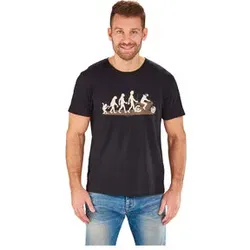 RAHMENLOS Evolution T-Shirts schwarz, XXXL