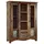 Massivmoebel24 Highboard Altholz 115x40x150 mehrfarbig lackiert NATURE of SPIRIT #21