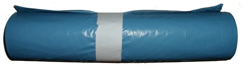 1000 Stück Müllbeutel Müllsack 700 x 1100 mm 120 Liter T70 50 my blau