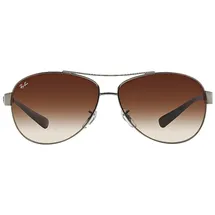 Ray-Ban RB3386 004/13 63-13 polished gunmetal /brown