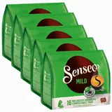 SENSEO KAFFEEPADS Mild Fein & Samtweich Kaffee neues Design 5 x 16 PADS