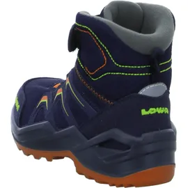Lowa Maddox Warm GTX Mid Kinder Navy/Orange 28