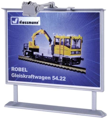 Viessmann Modelltechnik 6336 H0 Werbetafel mit LED Fertigmodell