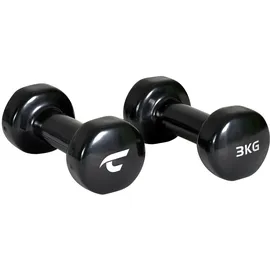 Christopeit Sport Vinylhantel-Set 2 x 3 kg schwarz