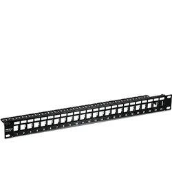 TRENDnet TC-KP24S Patch Panel, 24-Port Blank Keystone Shielded  1U
