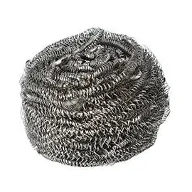 Papstar 112 Spiraltopfreiniger, Edelstahl Ø 7,5 cm · 6 cm
