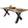 'massivart' Esstisch Baumkantentisch 140 cm massiv Mango - TOMASO