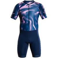 ZONE3 Activate+ Triathlonanzug lila blau - M