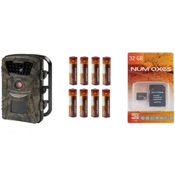 All-inclusive-Paket PIE1048: Fotofalle + Batterien + SD-Karte camouflagefarben No Size