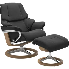 Stressless "Reno", mit Signature Base, Größe S, M & L, Gestell Eiche grau 83 cm x 110 cm x 76 cm