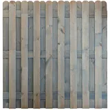 Andrewex Bohlenzaun KDI 180 x 180 cm grau