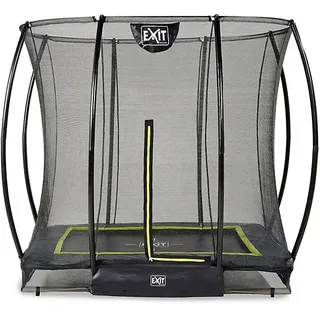 EXIT TOYS Silhouette Bodentrampolin 153 x 214 cm inkl. Sicherheitsnetz schwarz
