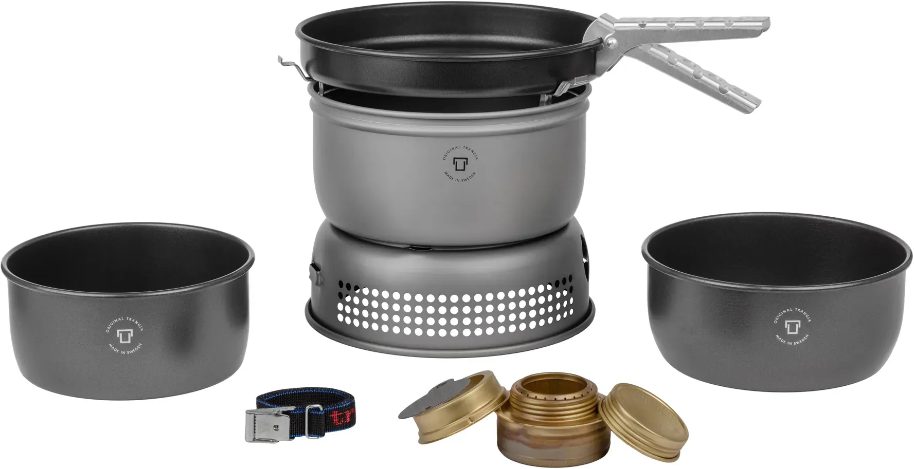 Trangia Trangiakök 25-5 HA  Campingkochset 3- teilig mit Spiritusbrenner Set 9