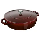 Staub Chistera Bräter 28 cm grenadine-rot