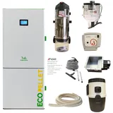 RW EcoPellet Pelletkessel 30 kW + Pellet Saugsystem Loader900 Pelletsaugeinheit