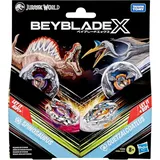 Beyblade X Jurassic World Collab Spinosaurus vs. Quetzalcoatlus Multipack Set