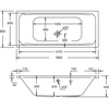 Whirlpool-System Malta 180 cm, Typ 1