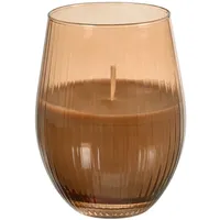 Duni Kerzenglas Ritz 12,5 cm, ø 7,6 cm 55 Std. Braun, 6 Stk/Krt (6 x 1 Stk)