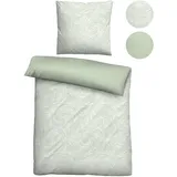 biberna Bettwäsche Tencel salbei - BL ca. 135,00x200,00