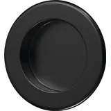 Hermeta Muschelgr.Alu.schwarz pulv.rd.EL.-D.50mm