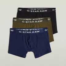 G-Star Boxershorts 3 Pack Schwarz / Dunkelblau / Oliv XXL