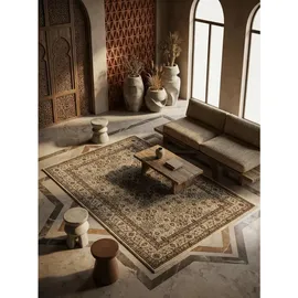 KADIMA DESIGN Teppich Beige, 120x170 cm, pflegeleicht, Teppiche – Böden, Teppiche, Orientteppiche