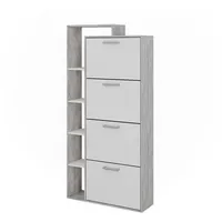 Vichy Vicco Schuhkipper Orlando, Weiss/Beton, 80 x 166.1 cm