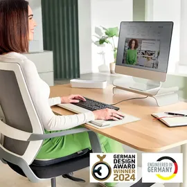 Leitz Monitorständer Ergo bis 27" Hellgrau