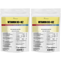 PN natürliches Vitamin K2 MK7 - 200μg + Vitamin D3 - 5.000 IE je 360 Tabletten