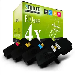4 Mehrwegtoner kompatible Lasertoner ersetzt Utax PK-5016K PK-5016C PK-5016M PK-5016Y 1T02R90UT1 1T02R9CUT1 1T02R9MUT1 1T02R9YUT1 Mehrfarbig