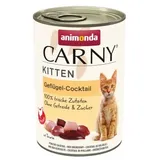 Animonda 24x 400g Carny Kitten: Geflügel-Cocktail animonda Nassfutter für Katzen