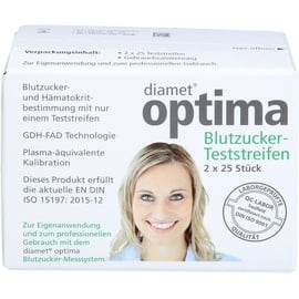 SanTecTrade GmbH Diamet optima Blutzucker Teststreifen 2in1
